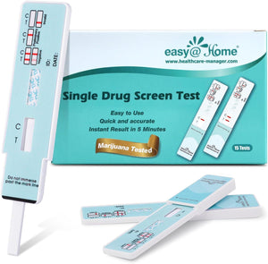 15 Pack Easy@Home Marijuana (THC) Single Panel Drug Tests Kit - #EDTH-114